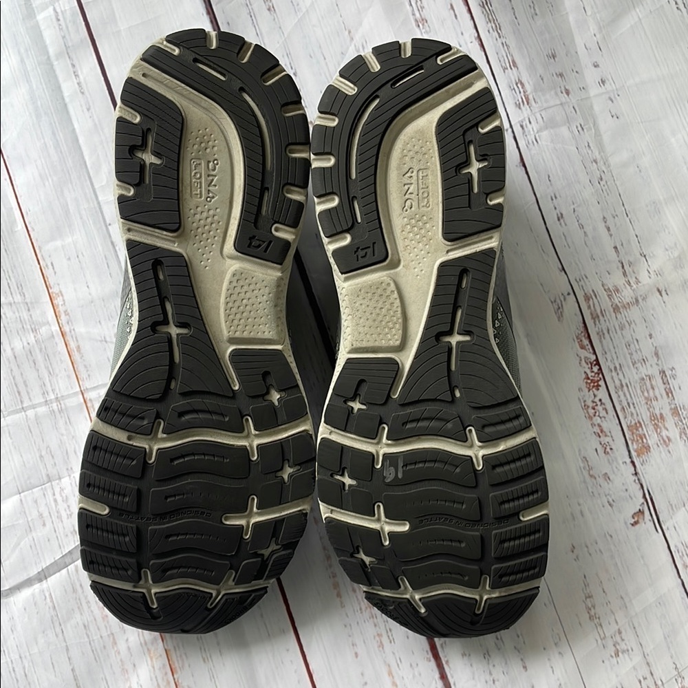 Brooks Ghost 14  Men's Gray Running Shoes 12.5 - Picture 8 of 9